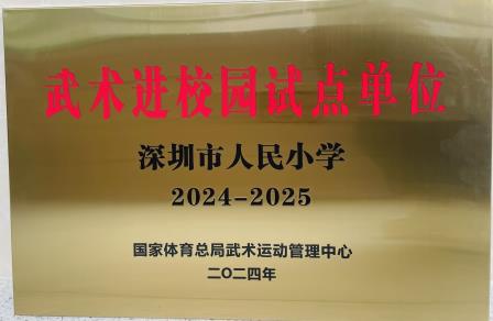 “少年精武”放光彩——人民小学入选国家级“武术进校园试点单位”