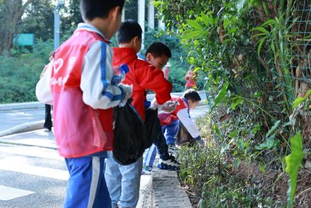守护绿色家园，争当环保先锋 ——笋岗小学家校联合会举行亲子环保徒步活动