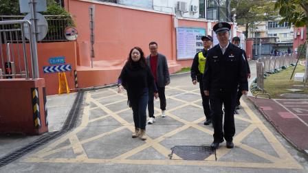 安全检查筑屏障，开学顺利有保障——罗湖公安分局领导到梧桐小学调研指导安全工作