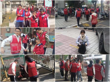 安全家园共建行  布心学子勇担当