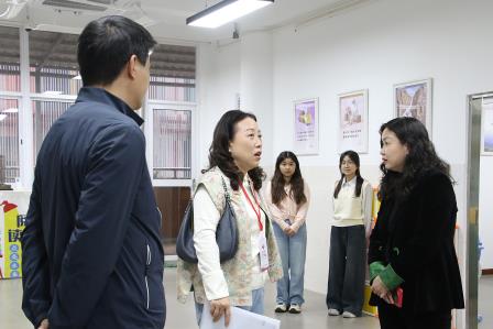 罗湖区第七责任区督学到螺岭锦星学校开展3月重点项目专项督导