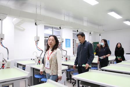 罗湖区第七责任区督学到螺岭锦星学校开展3月重点项目专项督导