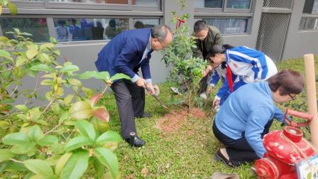 党徽映照红领巾   丹桂香飘满东晓——深圳市东晓小学植树节主题活动暨“手拉手”活动圆满举行