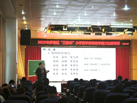 磨砺教学基本功，点亮教育智慧 ——罗湖区“万象杯”数学教师技能培训圆满举行