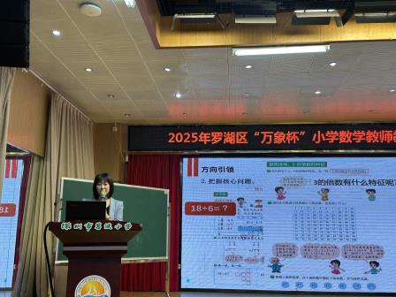 磨砺教学基本功，点亮教育智慧 ——罗湖区“万象杯”数学教师技能培训圆满举行