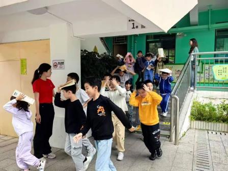 深圳市怡景小学成功举行防震减灾疏散演练