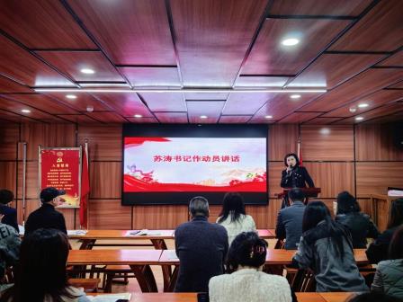 深圳市怡景小学开展党课暨2024年度民主评议党员组织生活会动员大会