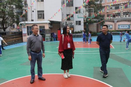 罗湖区第三责任区督学到深圳市人民小学开展2025年3月中小学重点项目专项督导