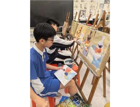深圳北理莫斯科大学附属美术中学与附属布心中学携手推进美术贯通教学，共绘艺术教育新篇章