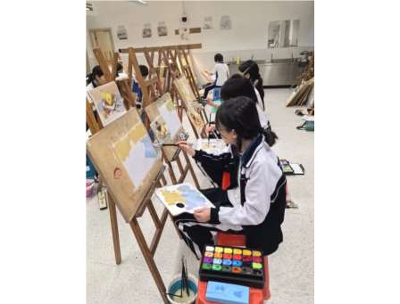 深圳北理莫斯科大学附属美术中学与附属布心中学携手推进美术贯通教学，共绘艺术教育新篇章