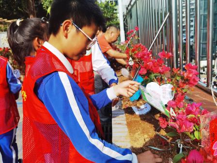 红蕾映童心，植绿润成长——深圳市洪湖小学开展‘簕杜鹃认养计划‘劳动教育实践
