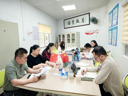 罗湖区第五责任区督学到景园实验小学开展“双减+”专项督导