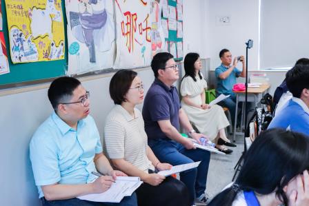 视导引领强师能，精准赋能启新程——罗湖区教科院专家团队莅临翠园文锦中学开展“新教师过关考核暨初三考教衔接”专项视导活动