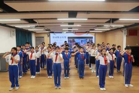 致敬劳动者 —— 布心小学举行主题升旗仪式暨校园艺术节启动仪式