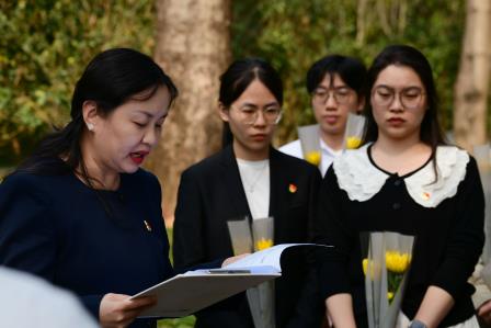 清明祭英烈 薪火映丹心 ——螺岭锦星学校党支部、螺岭湖贝学校党支部联合主题党日