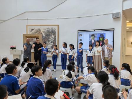 探秘名画，解锁新体验——罗芳小学“画”游布心中学艺术空间暨“美育一件事”课程活动