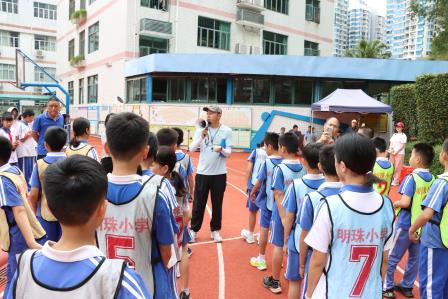 明珠小学微型马拉松大作战，一到六年级齐上阵