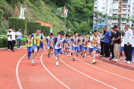 明珠小学微型马拉松大作战，一到六年级齐上阵