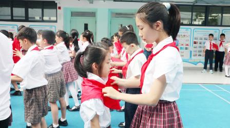 牢记党的教导 争做强国少年——湖贝小学2025年新队员入队仪式