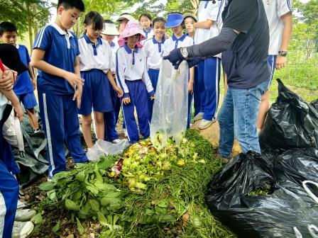 “圾”遇沃土，绿动未来 ——翠北集团“手植春光，心育未来”校外实践课程（第二期） 暨行走的思政课（第二十六期）