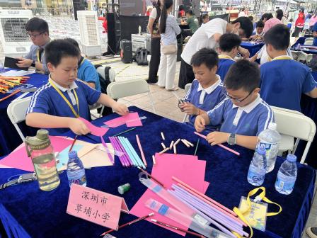 草埔学子获“深港中小学生创意纸桥大赛“小学组唯一冠军