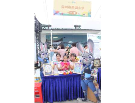 深圳市南湖小学参加深港文化交流活动，共筑爱国情