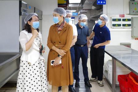 罗湖区领导到北斗小学开展校园安全调研检查
