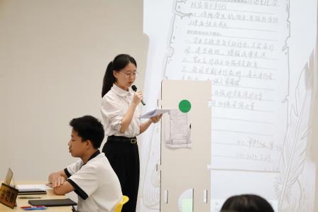 深圳市罗湖区滨河实验中学朱亚萍老师示范“数智课堂”｜双线驱动赋能法理探究，AI智审重构育人样态