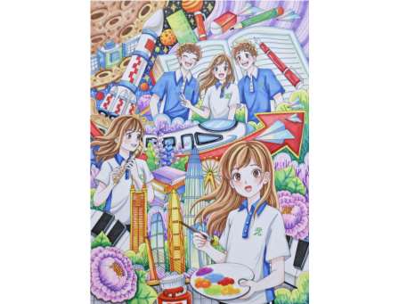 牢记党的教导 争当强国少年 ——桂园中学“双节”主题活动学生优秀作品精彩展播