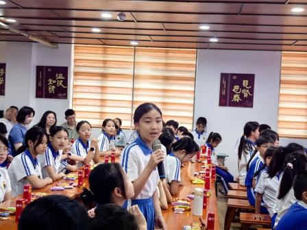 深圳市怡景小学举办“与美好同行”美术书法作品展分享会