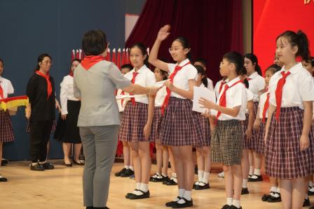 牢记党的教导 争做强国少年——中国少年先锋队深圳市翠竹外国语实验学校第八次代表大会隆重召开