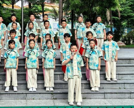少年以歌明志 奏响逐梦序曲——深圳市怡景小学举行第十九周国旗下展示