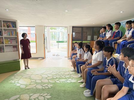 仙桐实验小学心理委员完成本学期“最后一课”