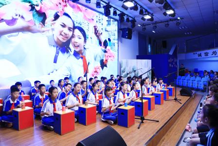以歌润心 以乐聚力——深圳市仙桐实验小学举行期末主题升旗仪式