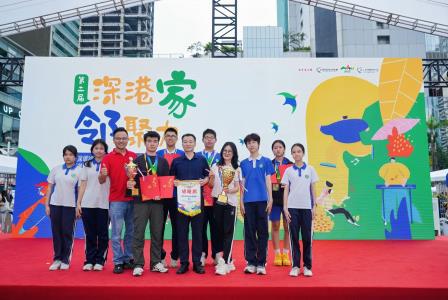 文锦少年 “放大招”！文创纸桥点燃青春火花 ——翠园文锦中学亮相2025年粤港澳青少年爱国主义教育主题活动暨第二届南湖街道“深港家·邻聚力”系列文化交流活动