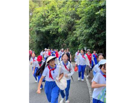 104名莲塘少年用脚步丈量12公里！这场毕业课程挑战太燃了！