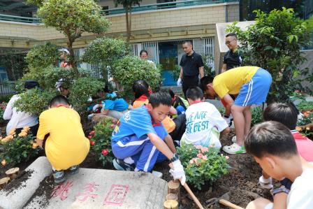 罗芳小学美育一件事｜勤劳美——师生共建诗教园