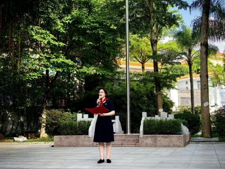 深圳市怡景小学举行一年级新队员入队仪式