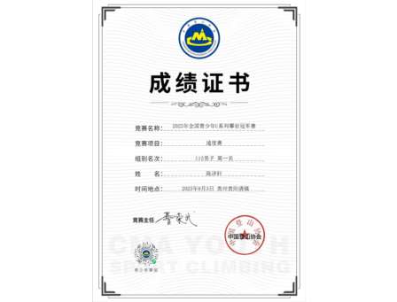 燃爆了！深圳市松泉中学陈济轩斩获全国攀岩桂冠，荣膺深圳市首位“男子速度攀岩国家一级运动员”称号！