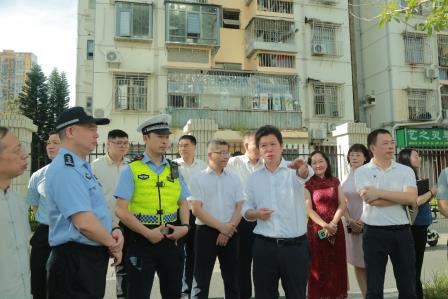 筑牢安全防线，创建平安校园 ——区领导带队调研北斗小学开学暨校园安全情况