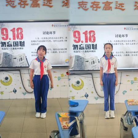 旗映山河忆过往，文明随行向复兴 ——深圳市螺岭外国语实验学校第三周升旗课程展示活动