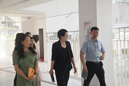 桂园中学三个校区开学工作稳中有序，获局领导高度点赞！