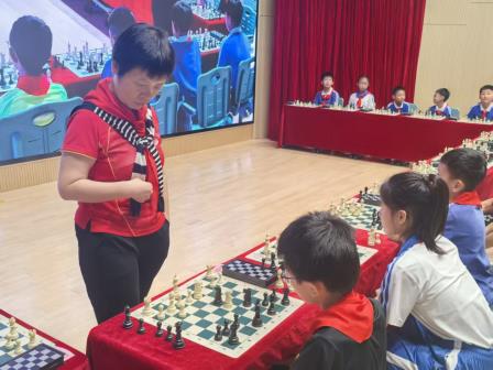 “全民全运，同心同行”——十五运会国际象棋进校园活动走进深圳翠竹外国语实验学校