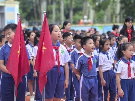 强国复兴有我 争当新时代好少年——景园实验小学举行少先队建队日活动暨二年级入队仪式