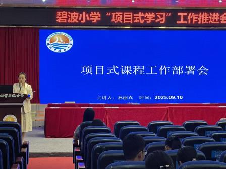 碧波小学召开拓维课程项目式专项论证会