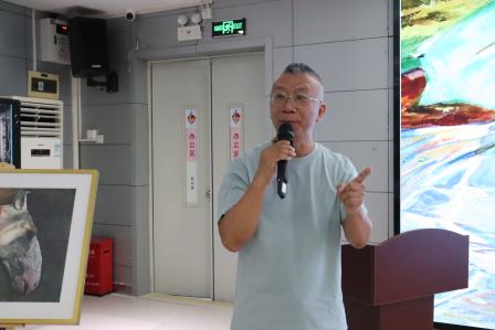 丹青绘蓝图 翰墨启新篇 ——螺岭湖贝学校举办“美术与未来”螺鸣讲坛之生涯规划讲座，点亮学子艺术之路