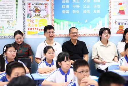 AI赋能新质课堂，罗湖教科院“百人听千课”深度把脉翠茵学校教学改革