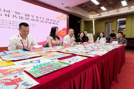 “街校合美·共绘家园”城市家具彩绘活动圆满举行 ——螺岭学子携手东门街道，共绘社区新风景