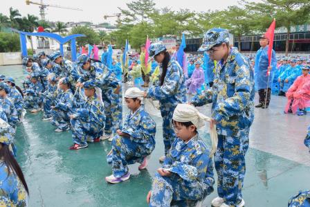 激情熔炼团队，凝聚成就梦想——深圳市水库小学开展五六年级团队协作社会实践活动