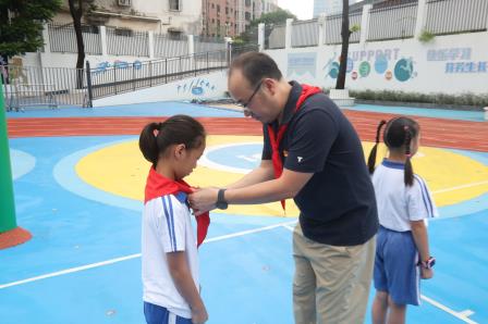 红领巾绘梦 新时代童行  ——草埔小学146名新队员光荣加入少先队